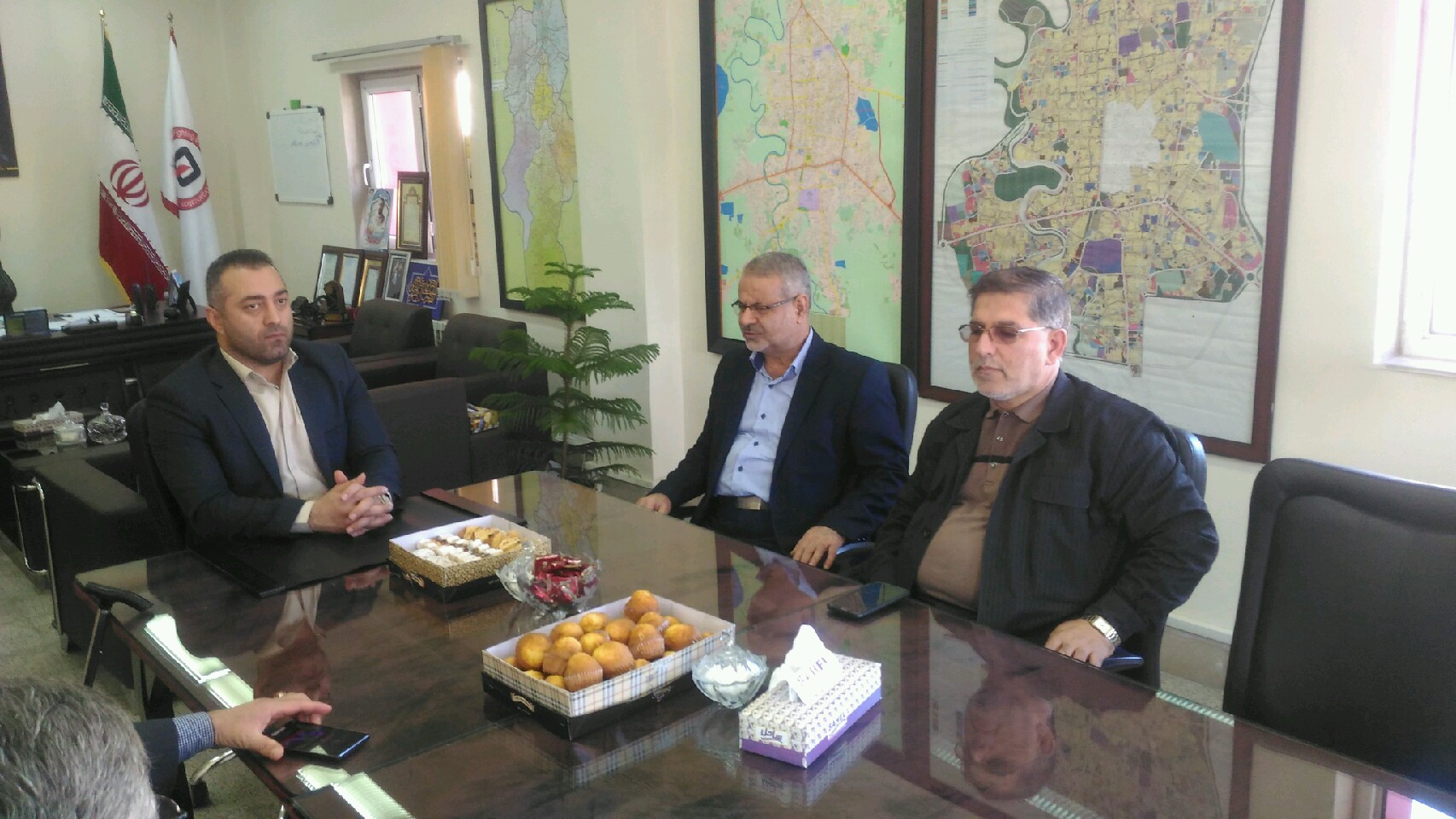 حضور اعضای ستاد برگزاری نمازجمعه شهرستان بابل در دفتر مدیریت ساز مان آتش نشانی