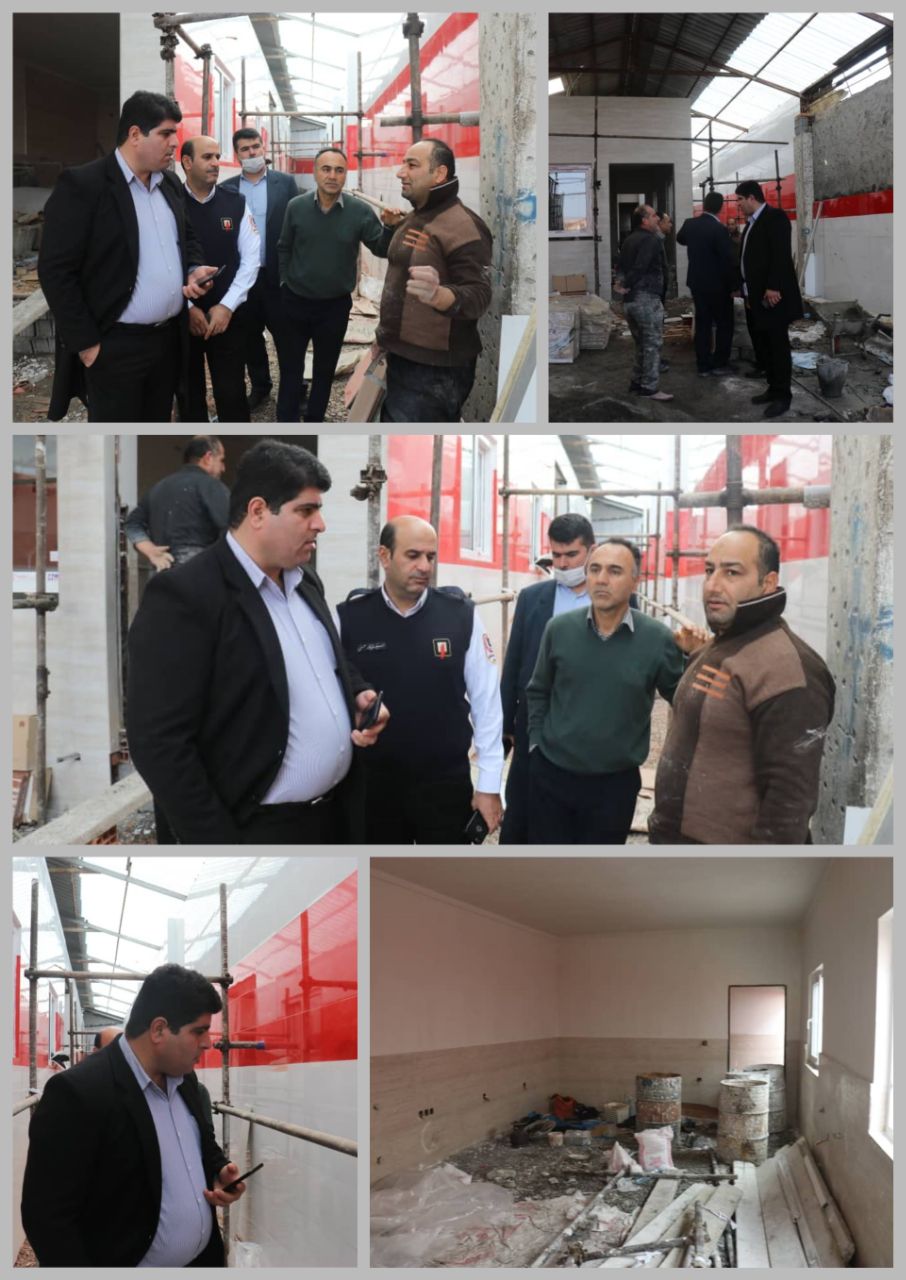 بازدید از مراحل احداث ایستگاه شماره۷ سازمان آتش&zwnj;نشانی و خدمات ایمنی شهرداری بابل 