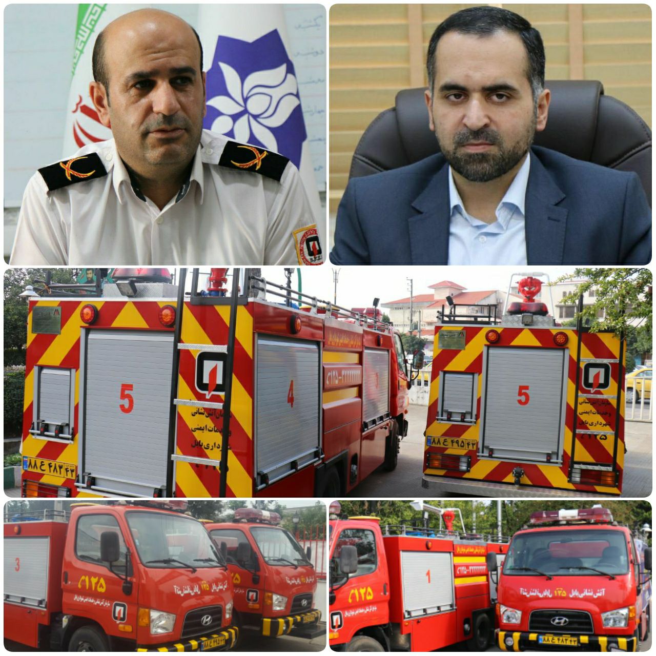  دو دستگاه خودروی اطفای حریق به سازمان آتش&zwnj;نشانی بابل ملحق شد